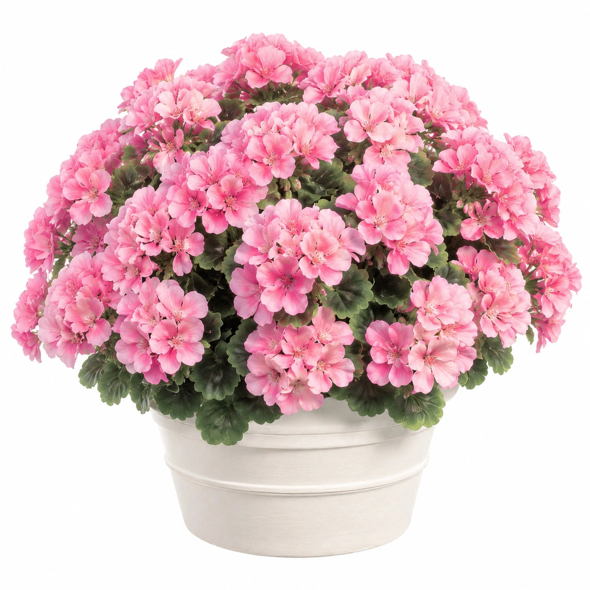 Plante artificielle en pot 30 cm fleurs roses feuillage synthétique vert décoration intérieure